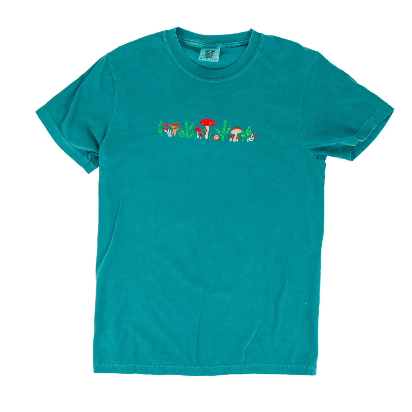 Mushroom Forest Embroidered Tee