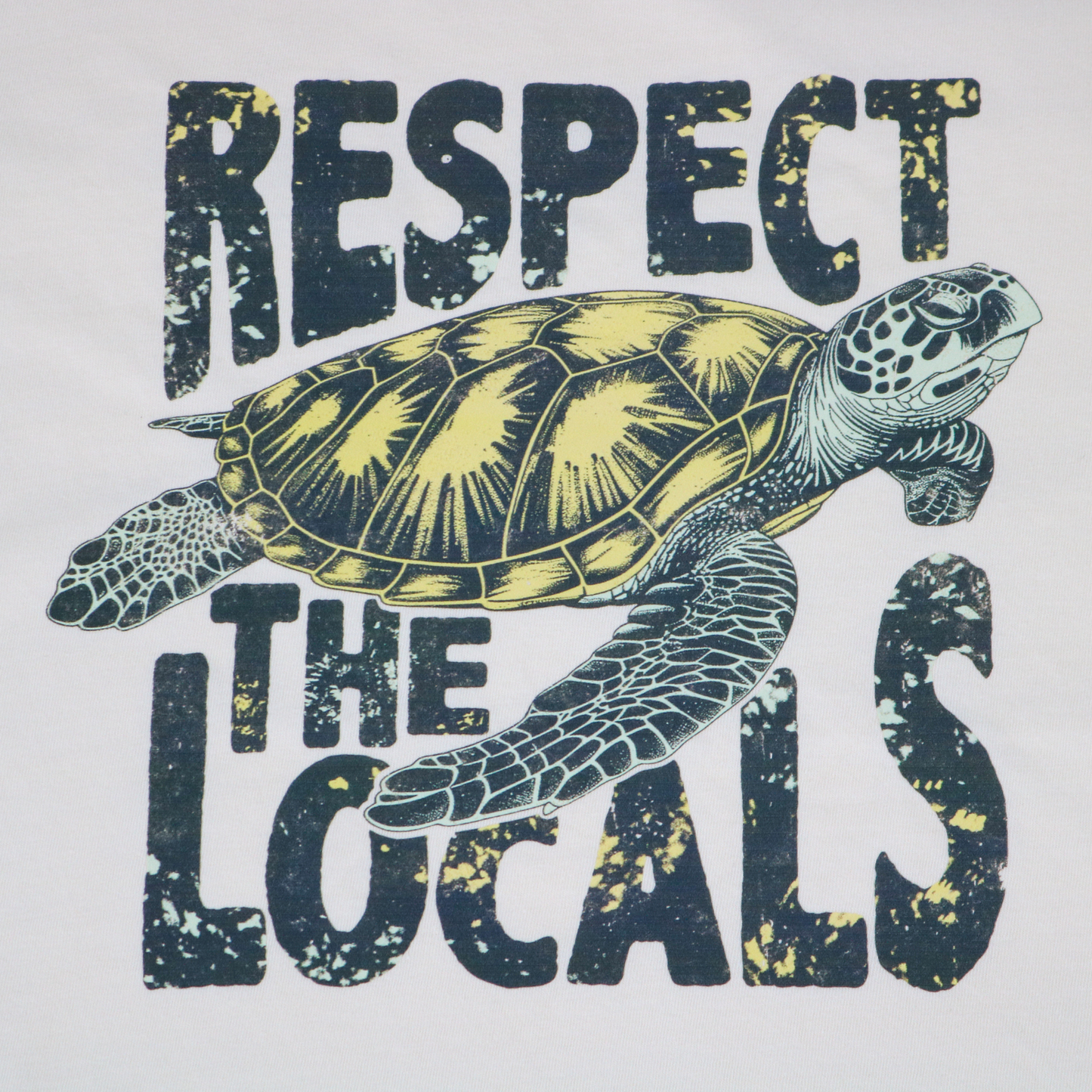 Respect The Locals Turtle Shirt