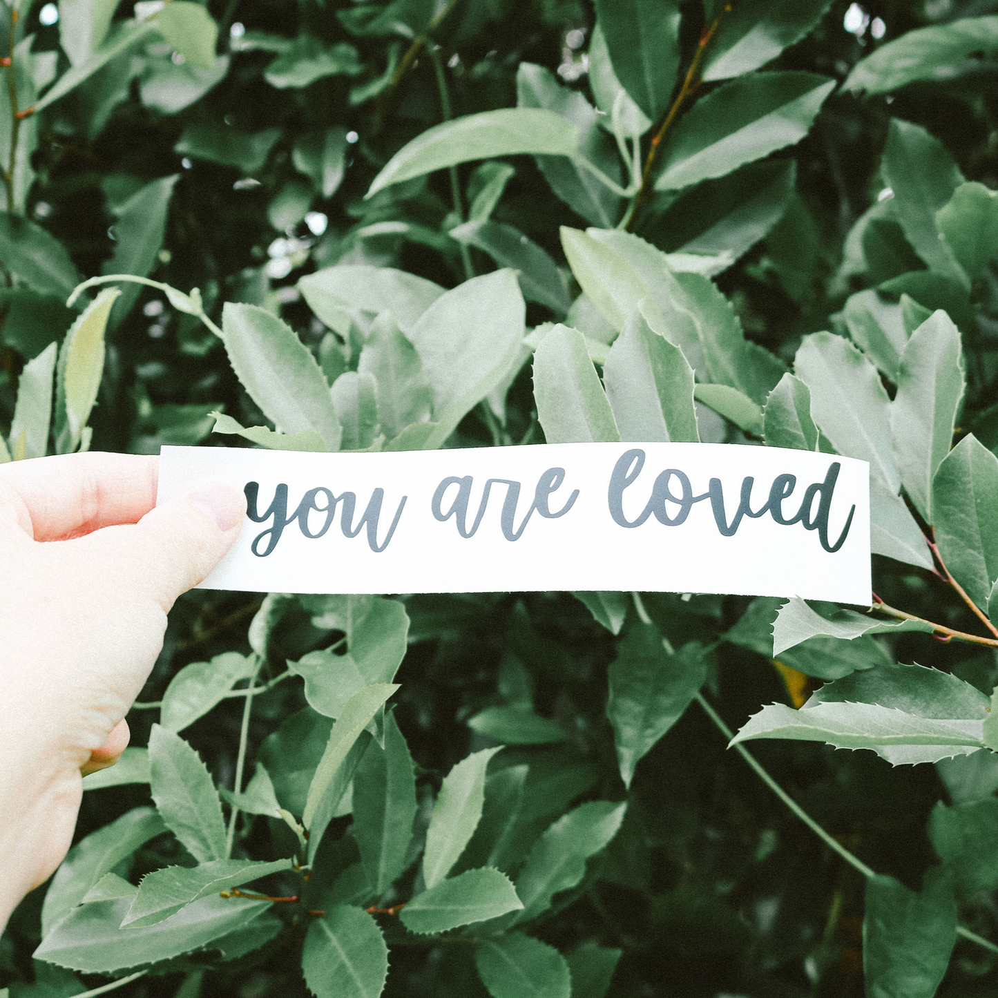 You Are Loved Mirror Decal